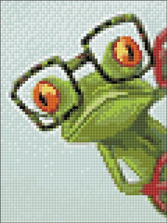 Frog With Glasses Diamond Painting Kit