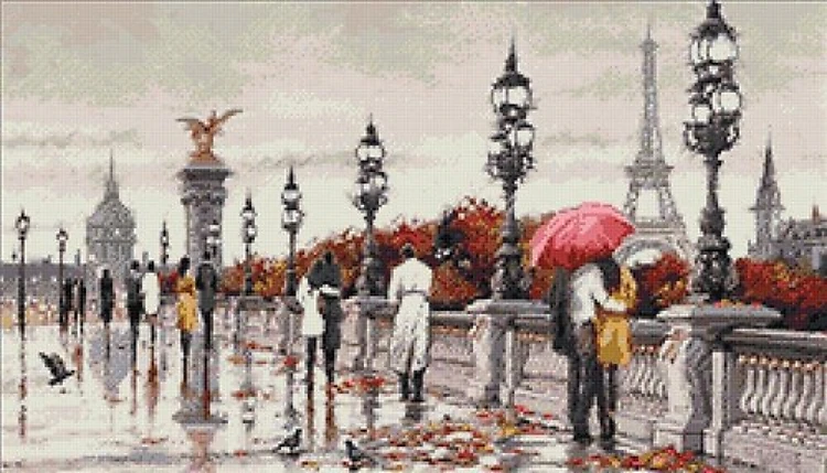 Paris Bridge Diamond Painting Kit
