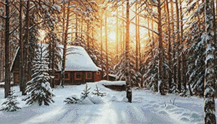 Winter Landscape Diamond Painting Kit
