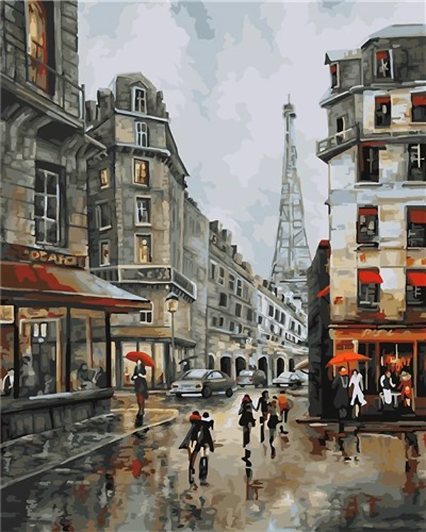 Paint By Numbers Kit - Paris Days