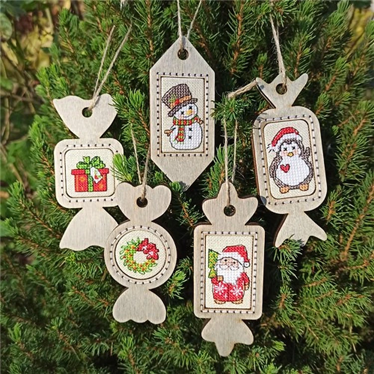 Christmas Sweets Cross Stitch Kit And Frames