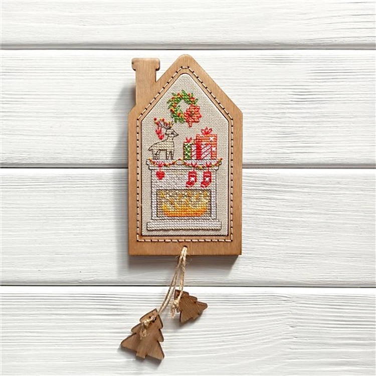 Cozy Corner Cross Stitch Kit And Frame