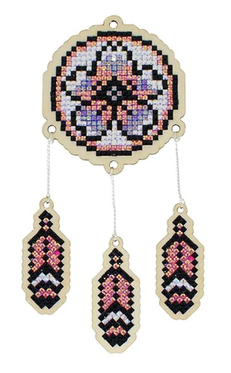 Dreamcatcher - Orchid WWP407 Diamond Painting on Plywood Kit