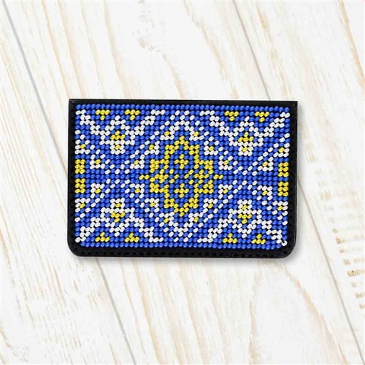 Bead embroidery kit on artificial leather FLBB-062