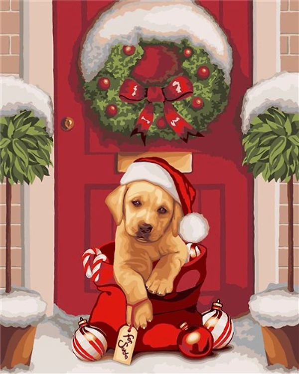 Painting by Numbers kit Crafting Spark Christmas Gift H060 19.69 x 15.75 in