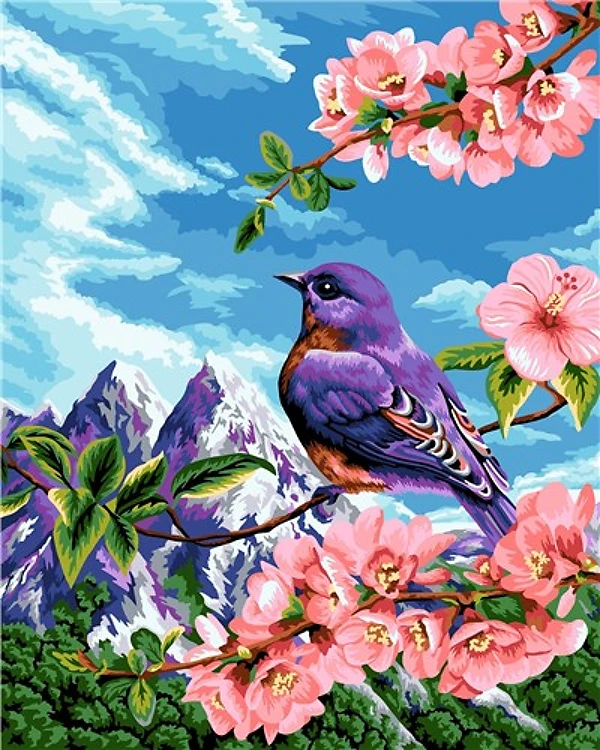 Painting by Numbers kit Crafting Spark Spring Freshness H086 19.69 x 15.75 in