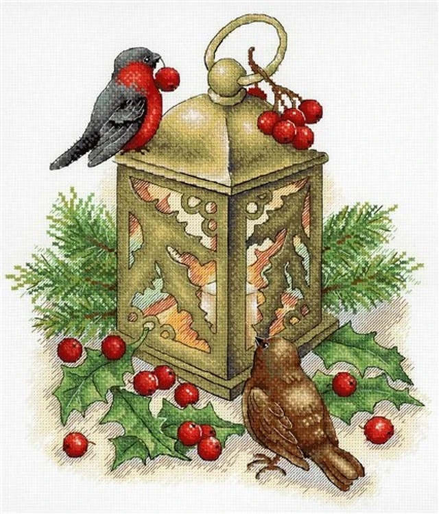 Winter Warmth HB-685 / SNV-685 Counted Cross Stitch Kit