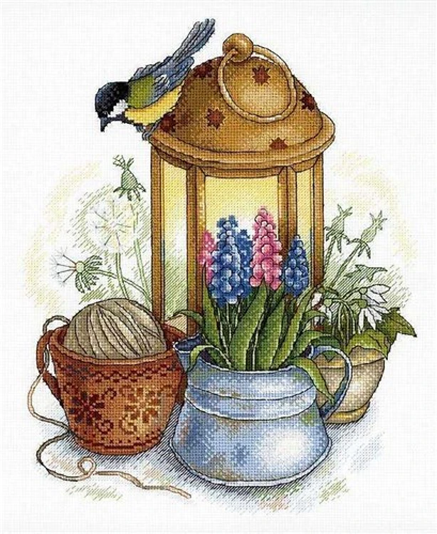 Spark of Spring HB-689 / SNV-689 Counted Cross Stitch Kit