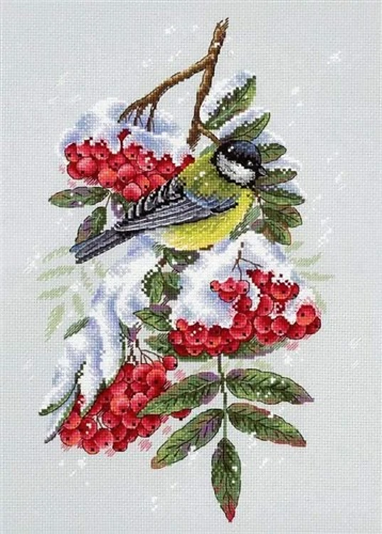 Bird on the Branch HB-726 / SNV-726 Counted Cross Stitch Kit