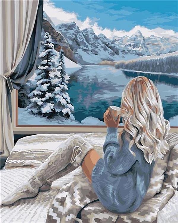 Painting by Numbers kit Crafting Spark Cosiness J041 19.69 x 15.75 in