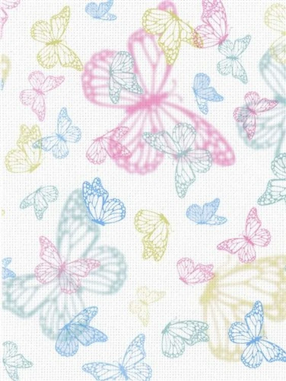 Designer Printed AIDA Canvas 18ct KD-142