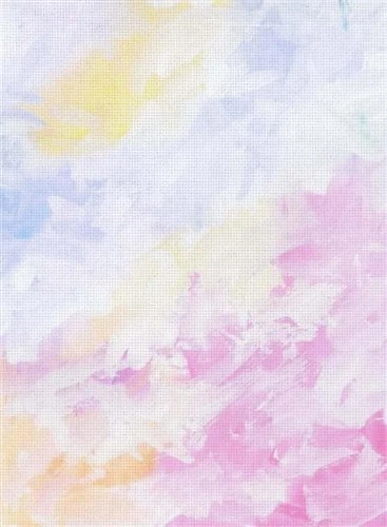 Designer Printed AIDA Canvas 14ct Watercolor Themed