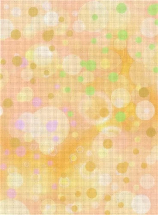 Designer Printed AIDA Canvas 14ct KD14-160 Orange Bubbles