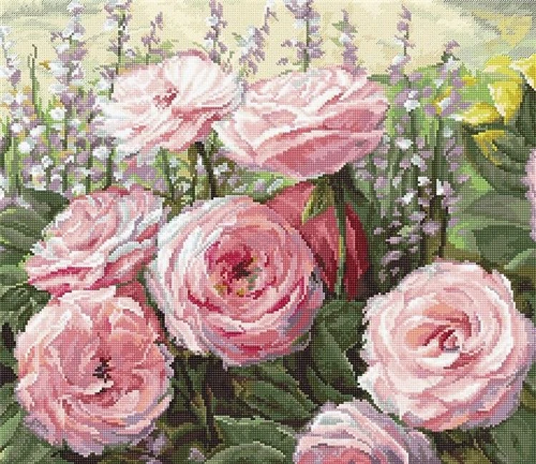 Counted Cross Stitch Kit Summer Bloom Leti952