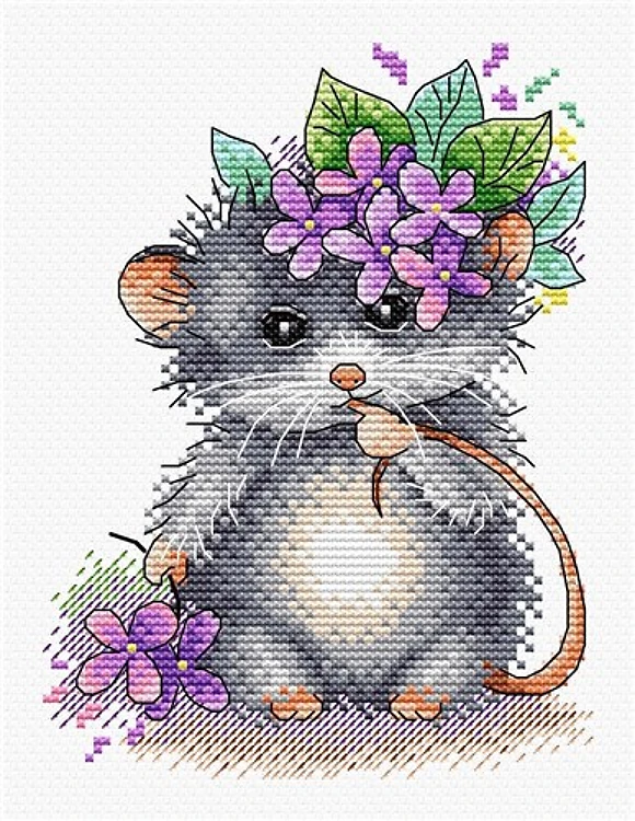 Mouse M-431 / SM-431 Counted Cross Stitch Kit