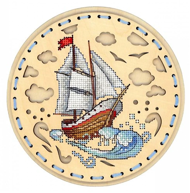 Towards the Wind O-022 Counted Cross Stitch Kit on Plywood