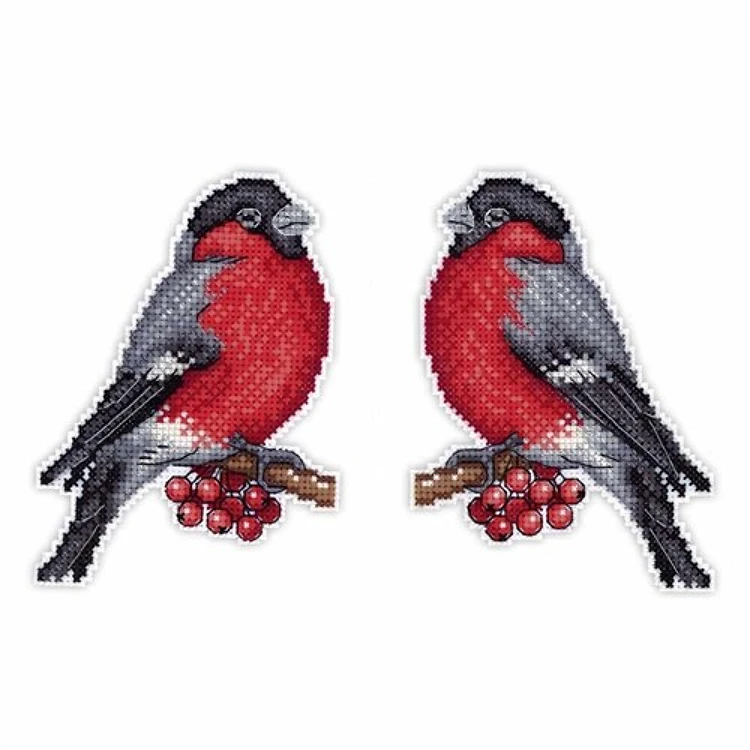 Winter Messenger P-156 / SR-156 Plastic Canvas Counted Cross Stitch Kit
