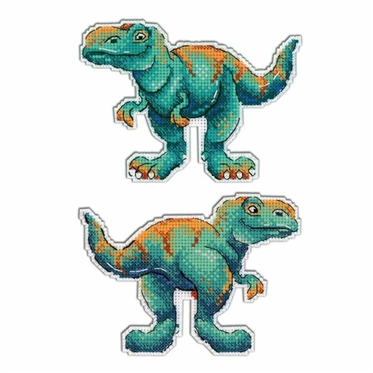 Tyrannosaurus P-271 / SR-271 Plastic Canvas Counted Cross Stitch Kit