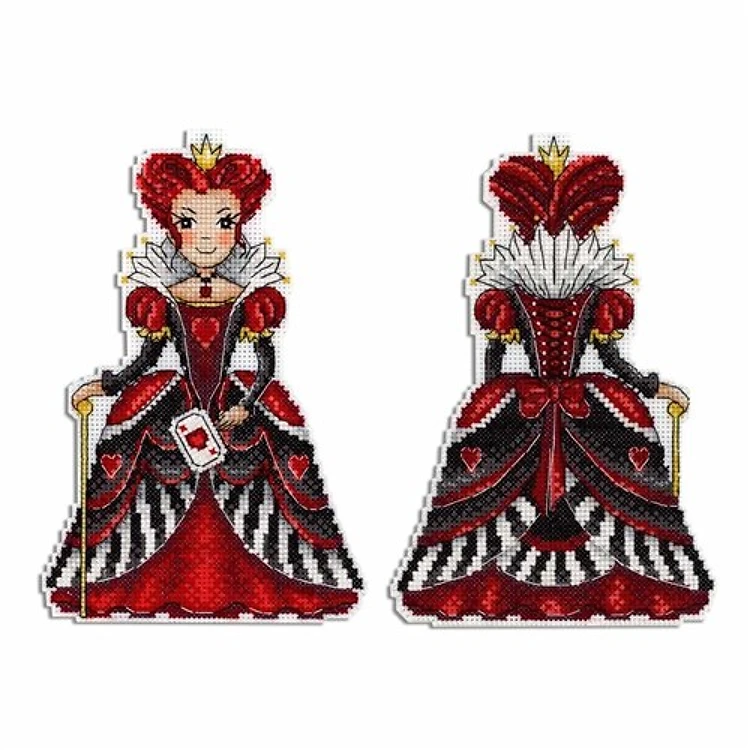 Red Queen P-401 / SR-401 Plastic Canvas Counted Cross Stitch Kit
