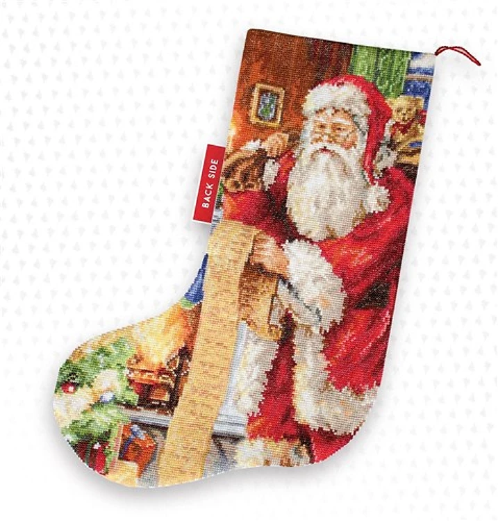 Santa Claus PM1232L Counted Cross-Stitch Kit