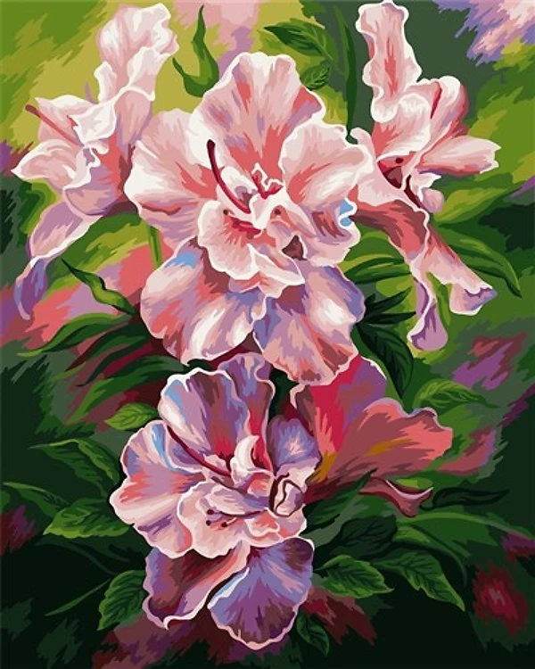 Painting by Numbers kit Crafting Spark Azalea. Zhanna Kogai S065 19.69 x 15.75 in