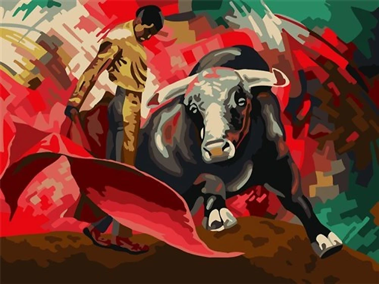 Painting by Numbers kit Crafting Spark Corrida S070 19.69 x 15.75 in