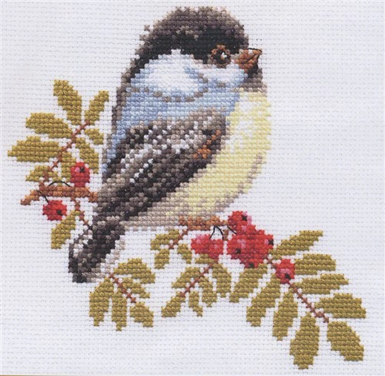 Chickadee 1-12 Counted Cross-Stitch Kit