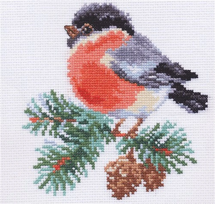 Bullfinch 1-15 Counted Cross-Stitch Kit