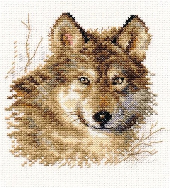 Wolf 1-27 Counted Cross-Stitch Kit