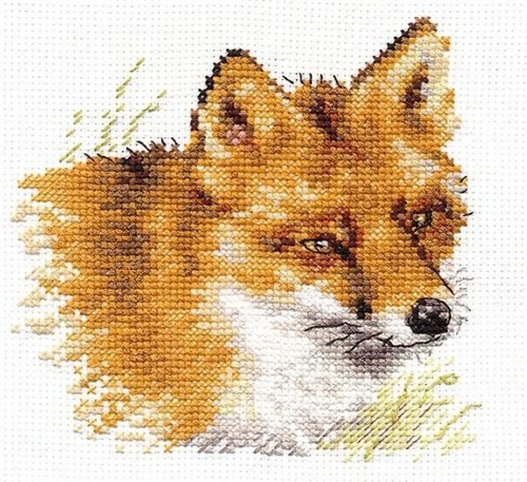 Fox 1-28 Counted Cross-Stitch Kit