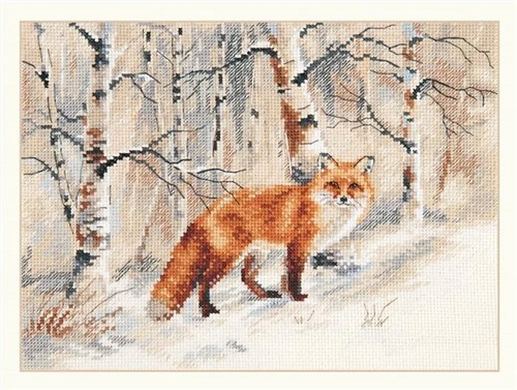 Fox 1-32 Counted Cross-Stitch Kit