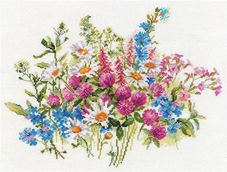 Clever & Daisies 2-33 Counted Cross-Stitch Kit