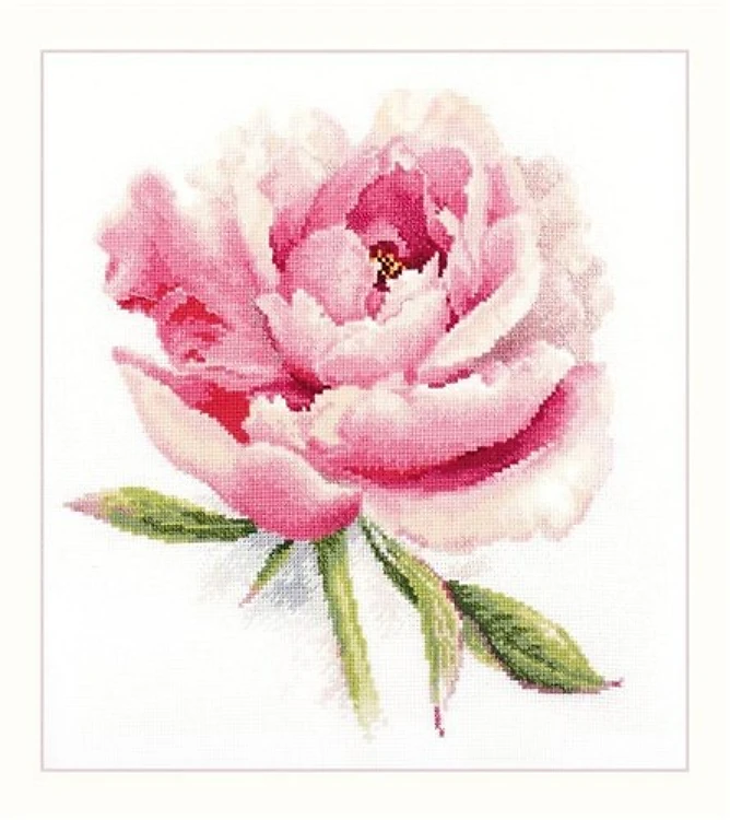 Tender Peony 2-47 Counted Cross-Stitch Kit