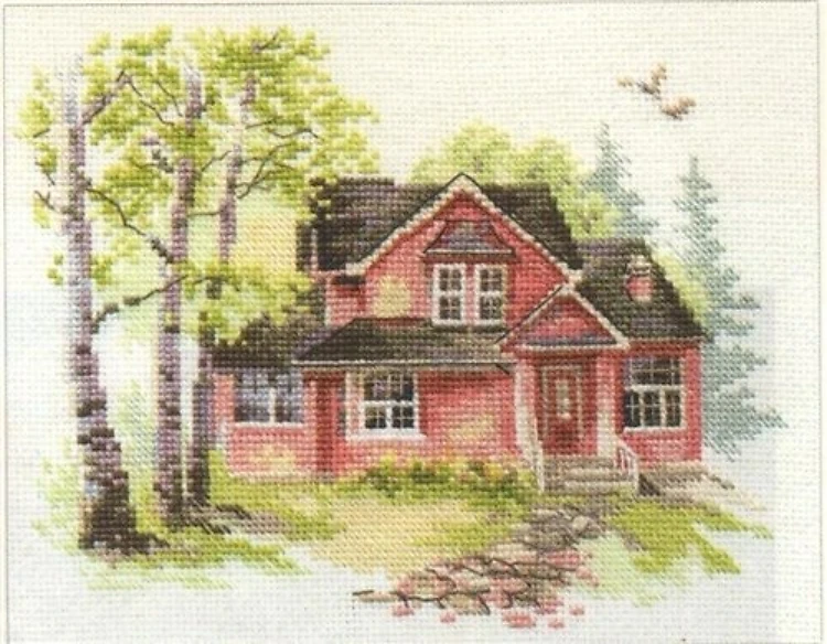 May house 3-19 Counted Cross-Stitch Kit