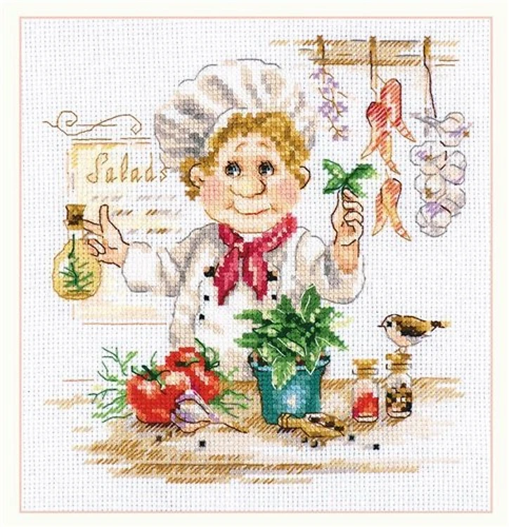 Chef 6-11 Counted Cross-Stitch Kit