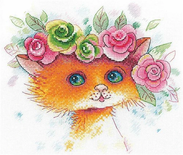 Meowmoiselle SA-001 Counted Cross-Stitch Kit