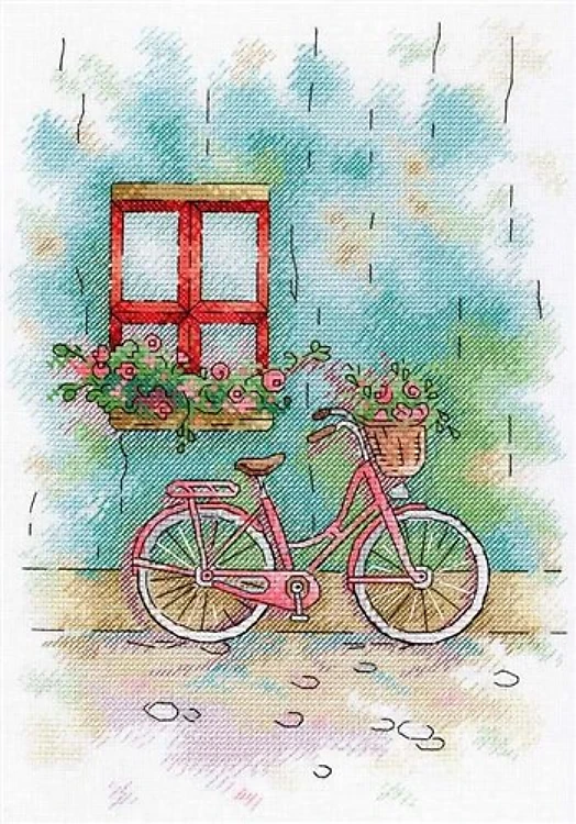 French Patio SA-008 Counted Cross-Stitch Kit
