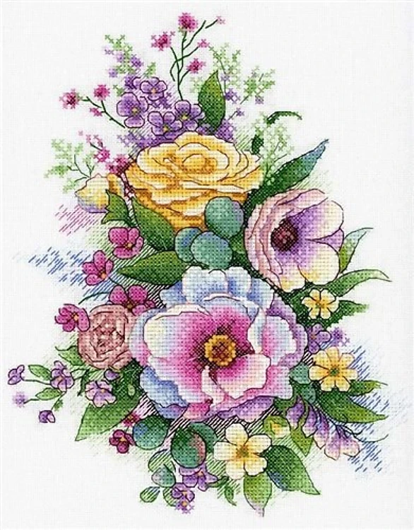 Purple Spring SA-040 Counted cross-stitch kit