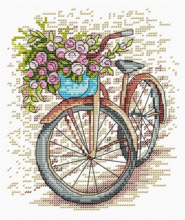 Bicycle SM-029 Counted Cross-Stitch Kit
