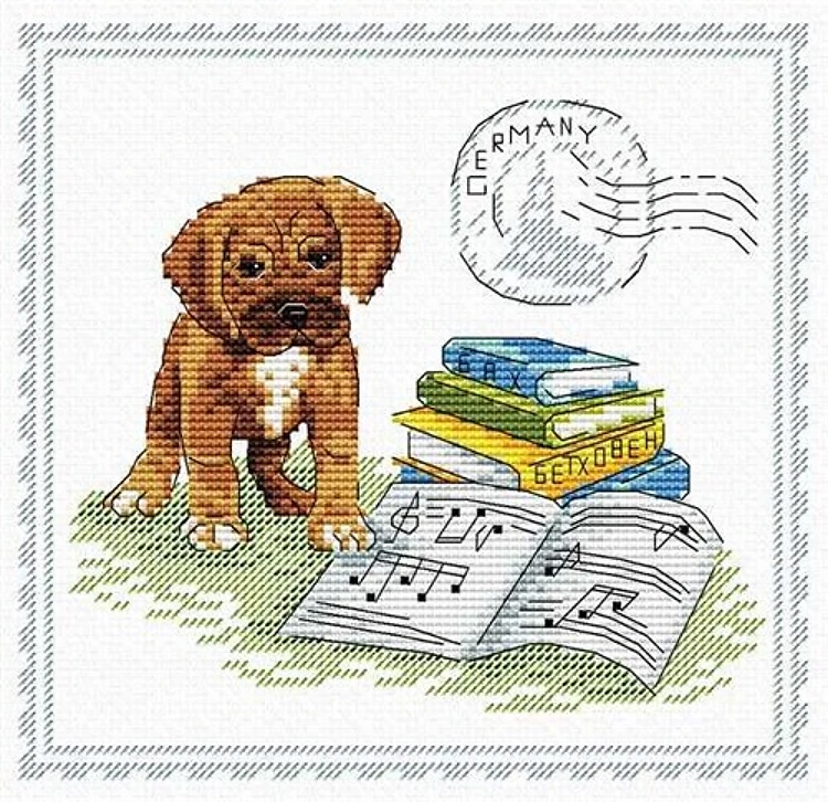 My Best Friend. Germany SM-072 Counted Cross Stitch Kit