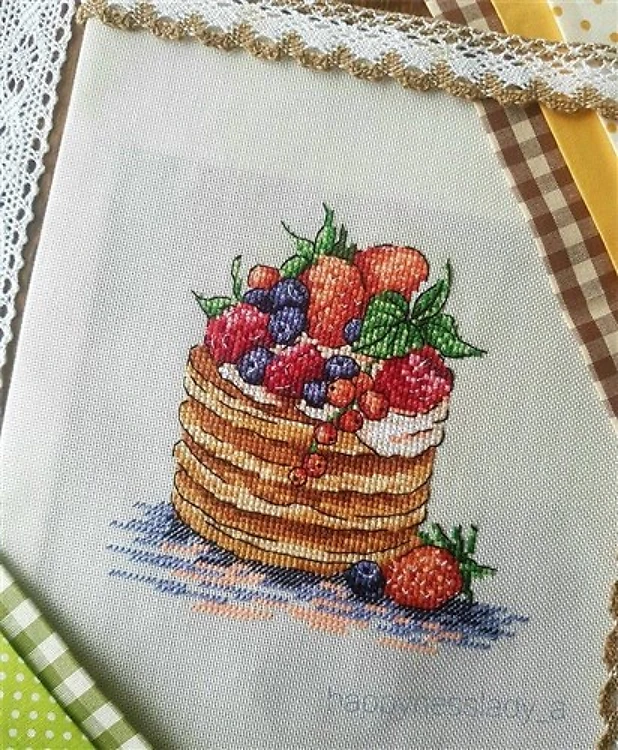 Breakfast Time SM-088 Counted Cross-Stitch Kit