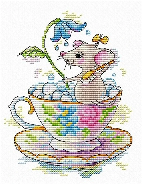 Warm Bath SM-188 Counted Cross-Stitch Kit