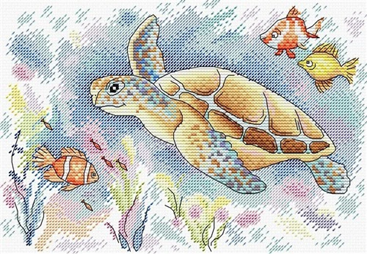 Ocean Colours SM-199 Counted Cross Stitch Kit