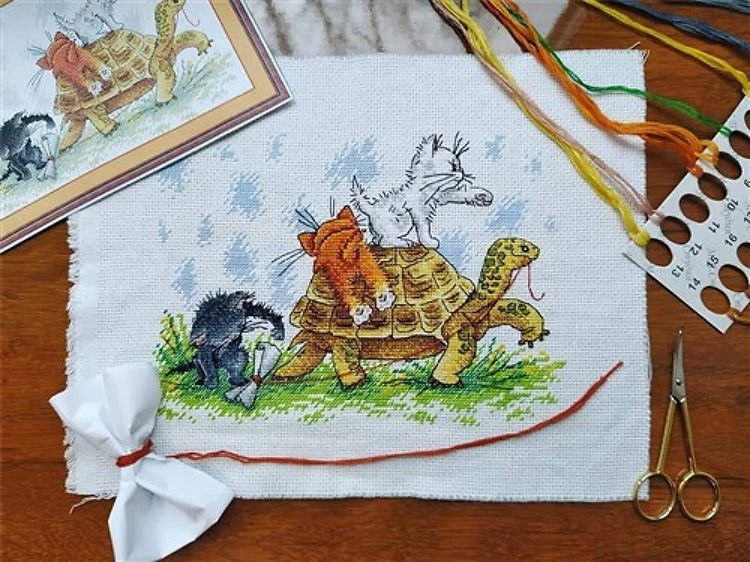 Moving Forward SM-202 Counted Cross Stitch Kit