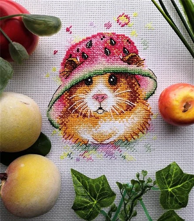 Watermelon Happiness SM-222 Counted Cross Stitch Kit