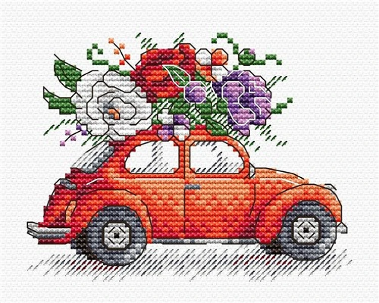 Journey to Paris SM-368 Counted Cross Stitch Kit