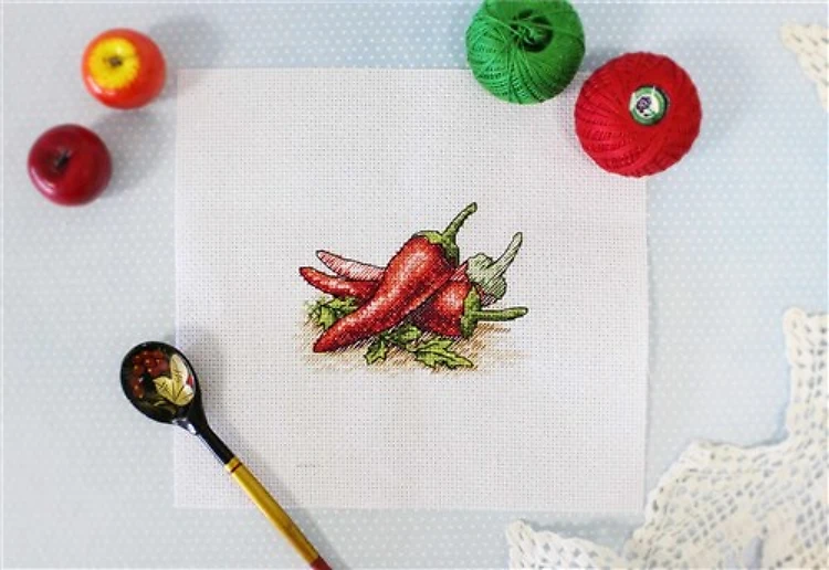 Red Pepper SM-442 Counted Cross Stitch Kit