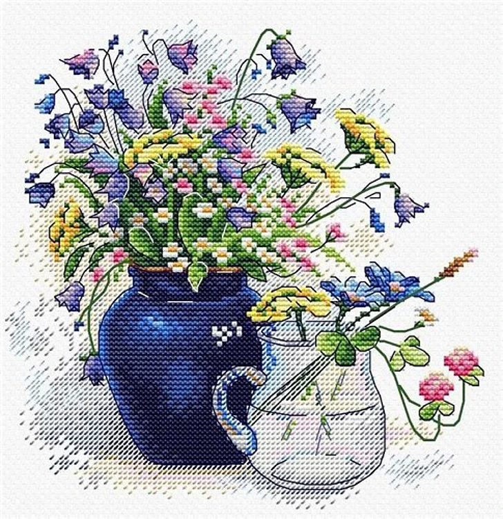 Bouquet SM-558 Counted Cross-Stitch Kit