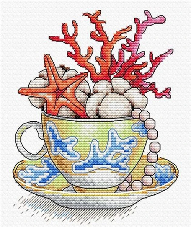 Sea Life SM-606 Counted Cross-Stitch Kit