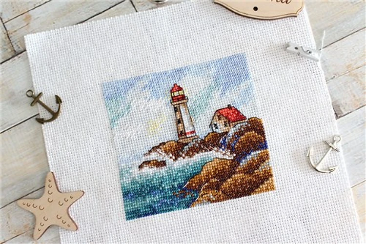 Sea Landscape SM-624 Counted Cross Stitch Kit